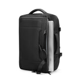 Safe & Save Bag™ featuring anti-theft compartments and USB charging port, shown with a laptop.